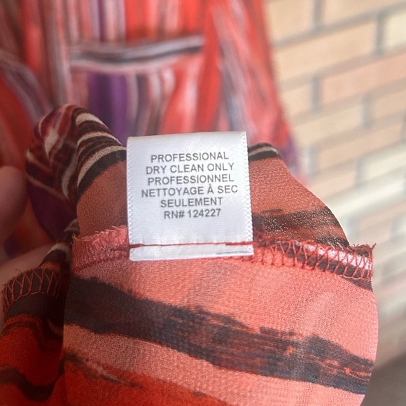 Misa Los Angeles Ofelia Striped Chiffon Long Shirt Dress Size XS - Picture 6 of 7